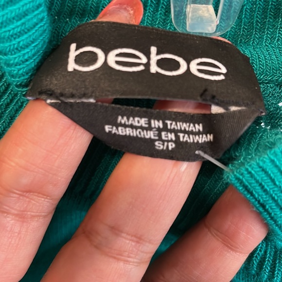 Bebe Crop Sweater Top - Picture 5 of 7
